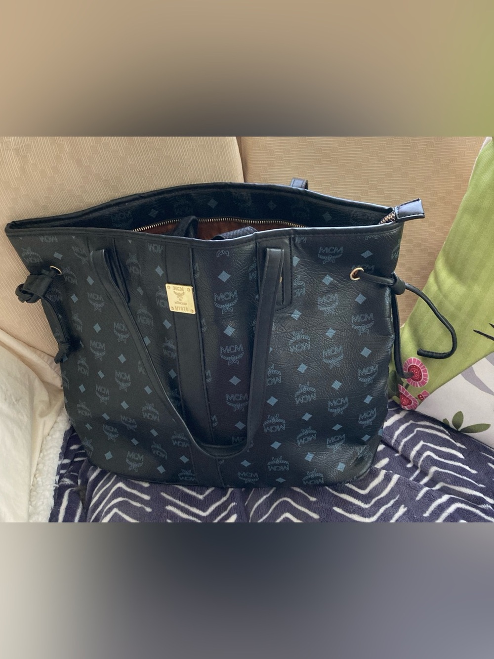 Inspired Monogram tote bag